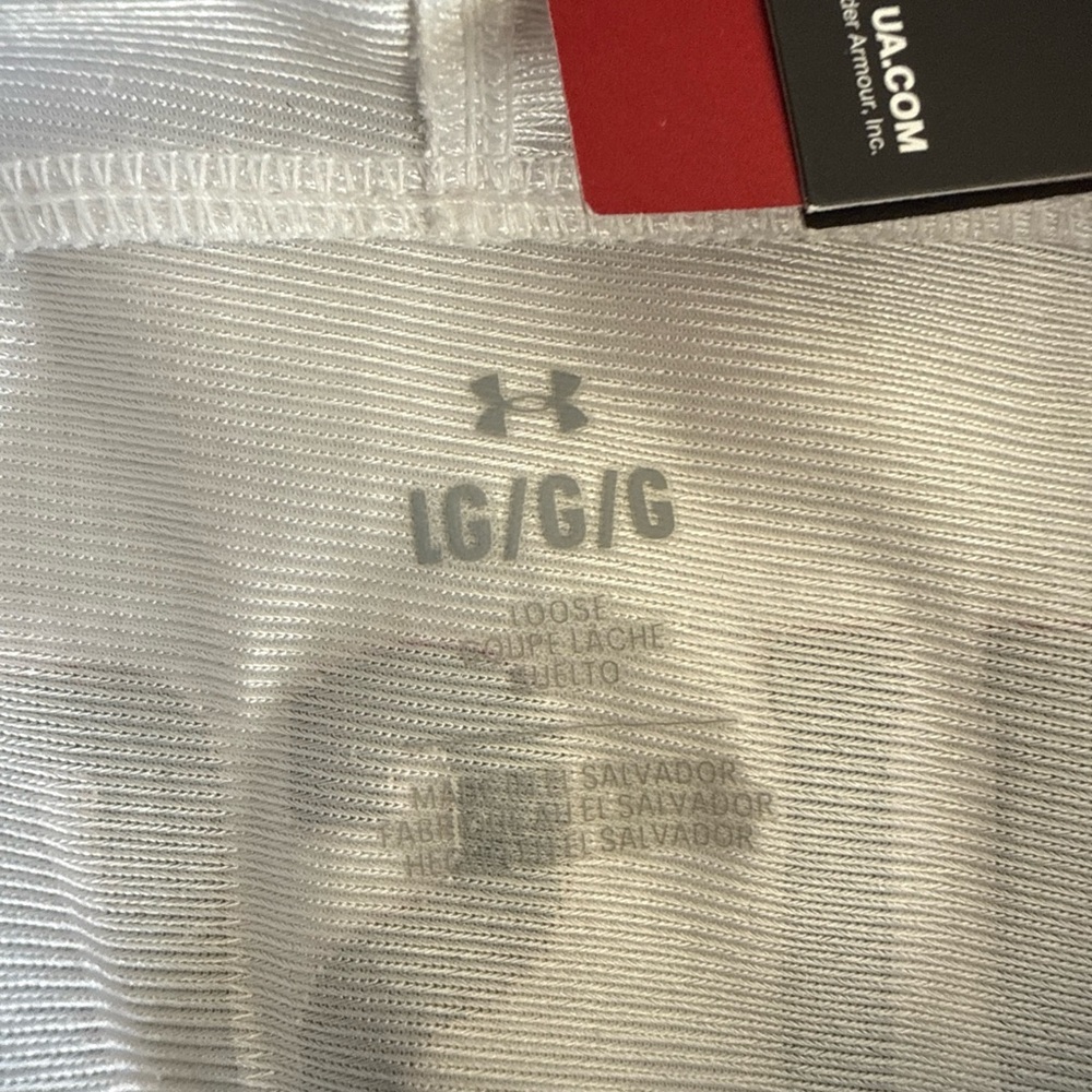 Men’s Under Armour Russell Wilson #16 Wisconsin Badgers Jersey Sz L - White NWT - Picture 4 of 7